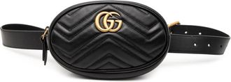 Gucci Pre-owned Gucci GG Marmont Matelasse Leather Belt Bag Ladies 476434 493075