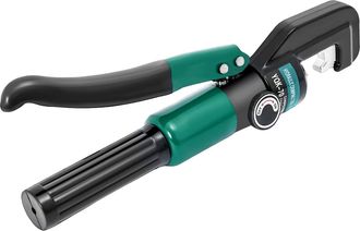 OEM Herramienta De Crimpado Hidr&aacute;ulica, Fuerza De 60 Kn, Cabezal Giratorio De 360&deg;, Color Verde Oscuro Y Negro