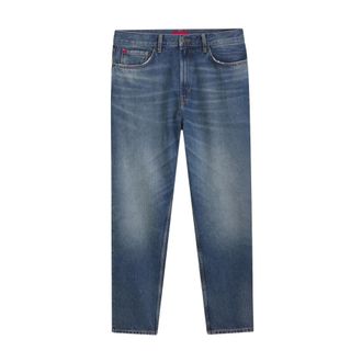 HUGO BOSS Jeans, Heren, Blauw, W31 L32, Denim, 838 Slim Jeans