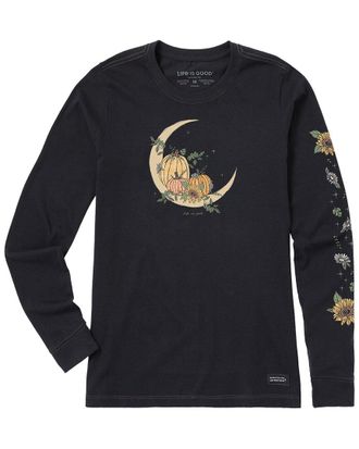 Life is good Long Sleeve Crusher T-Shirt