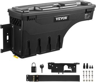 OEM Lkw-bett Staukasten, Abschlie&szlig;barer Deckel, Wasserdichter Abs-radkasten Werkzeugkasten 20 L Mit Passwort-vorh&auml;ngeschloss, Kompatibel Mit Dodge Ram 150