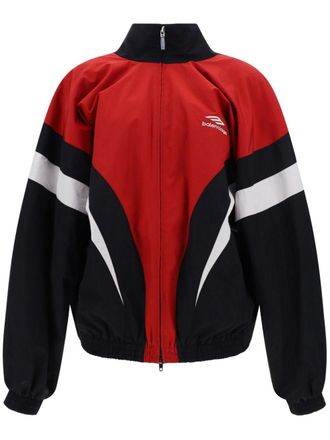 Balenciaga Bomberjack met colourblocking - Zwart