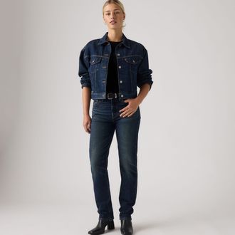 Levi's 501 Original Jeans - Womens - 23X30 - Dark Wash / Time Take