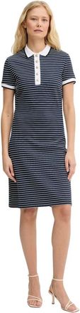Guess Kleedjes, Dames, Blauw, S, Alphonsine Gestreepte Jurk