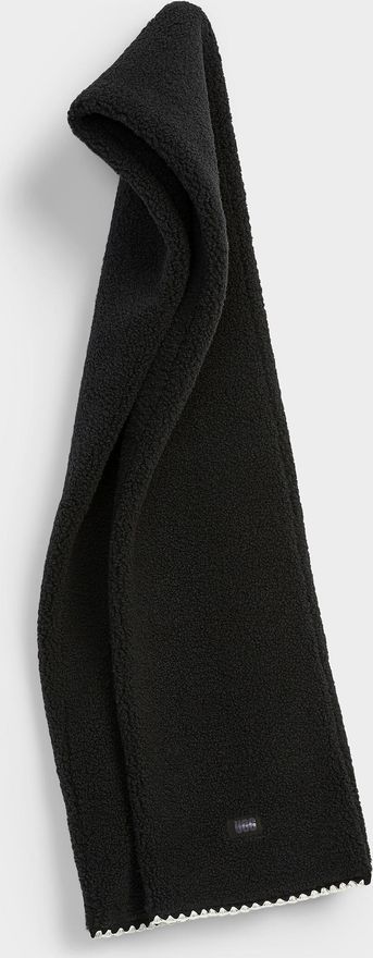 Womens UGGfluff fleece scalloped scarf