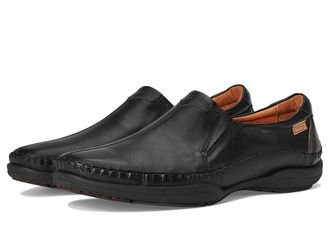 Pikolinos San Telmo M1D-6032 Mens Shoes Black/Dark Grey : EU 40 (US Mens 6.5-7) D - Medium, Leather