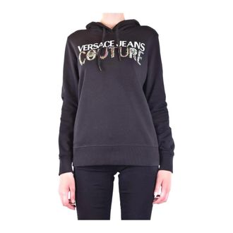 Versace Jeans Couture Printed Hooded Cotton Sweatshirt