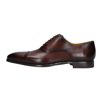 Magnanni Cap-toe Oxford - Heren - Nette schoenen - Bruin - 41 EU - Leer - Schoenen