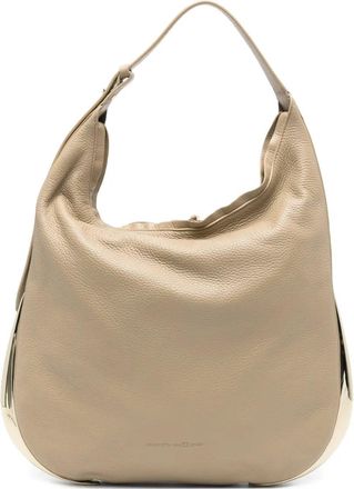 Benedetta Bruzziches Structured Handbag With Top Handle And Detachable Shoulder Strap