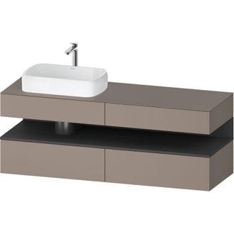Duravit Qatego Consola Mueble Bajo Lavabo, 2 Extensiones, 2 - Duravit