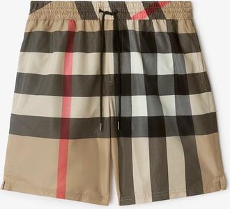 Burberry Shorts Swimwear Check