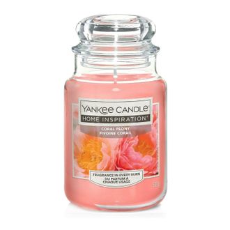 Yankee Candle Company Coral Peony, candela in giara grande Yankee Candle