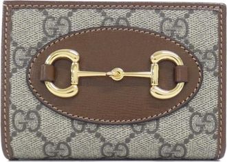 Gucci Beige Brown Gg Supreme Wallet (Bi-Fold) (Pre-Owned)