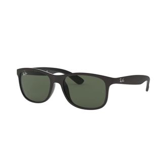 Ray-Ban Klassieke zonnebril met groene glazen - Heren - Zonnebrillen - Zwart - 55 MM - Nylon - Accessoires