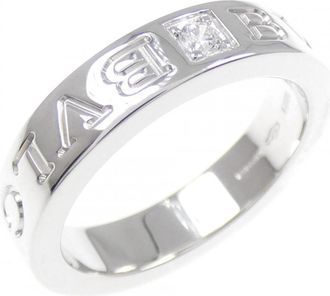 Bulgari White Gold White Gold (18K) Band Ring (Pre-Owned)
