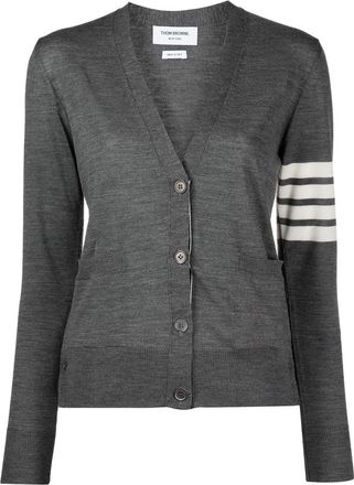 Thom Browne Grey Wool cardigan
