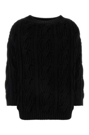 Valentino Garavani Black Wool Sweater