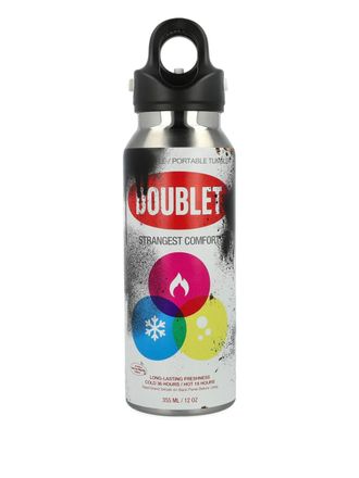 Doublet logo water bottle - Bianco