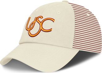 Nike USC Denim Club Nike Mens College Adjustable Hat in White | NC2H11KSCV-0Y0