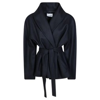Andamane Niki Belted Padded Jacket - Jackets - Mujer - Negro - S