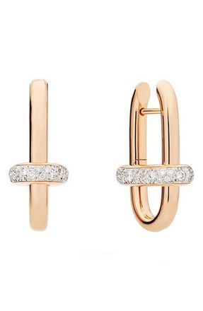 POMELLATO Iconica Hoop Earrings in Rose Gold at Nordstrom