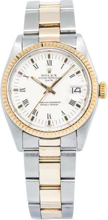 Rolex Oyster Perpetual Date 34mm Pre-owned - Bianco