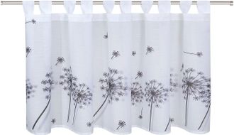 Gerster Scheibengardine »Christina« Schlaufen 1 Stk. tlg. HxB: 50x145, mit modernem Druckdesign