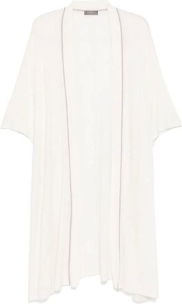 N.Peal Linen Blend kaftan dress - Neutrals