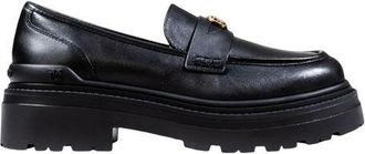 Pinko Zwarte Leren Platform Hakken