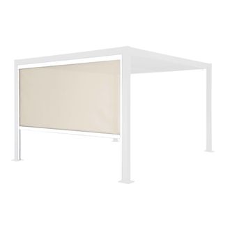Sweeek Estor lateral enrollable de aluminio y textileno para p&eacute;rgola