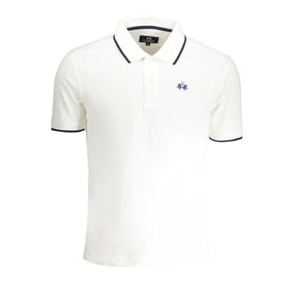 La Martina La Martina Witte Katoenen Poloshirt voor Heren