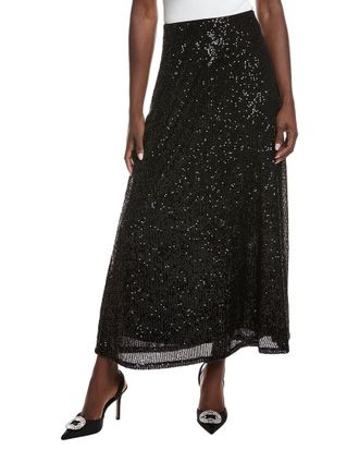 Anne Klein Flare Maxi Skirt