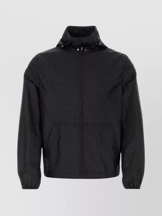 Valentino Garavani nylon hooded windbreaker jacket