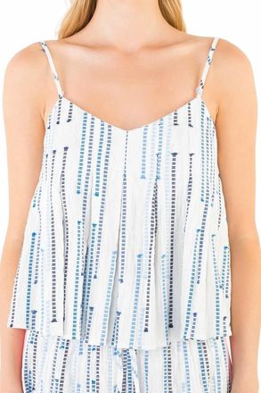 THML Clothing Threads Stripe Tank In White
