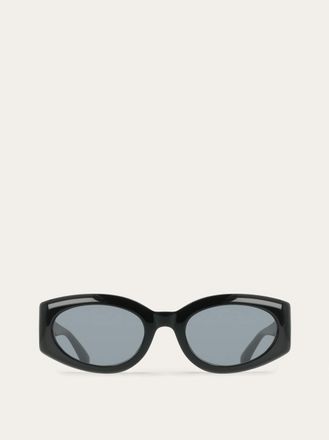 Ferragamo Donna Occhiali da sole rettangolari Nero