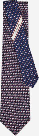 Ferragamo Silk Tie With Fantasy Print