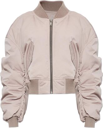 Rick Owens Gewatteerde Bomberjack - Dames - Bomber jackets - Roze - M - Katoen - Jassen