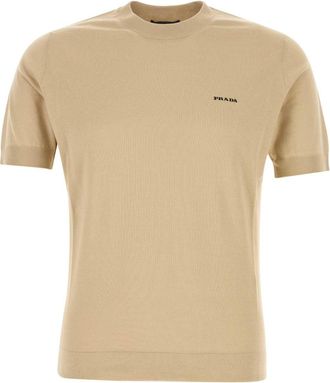 Prada Beige Cotton Sweater