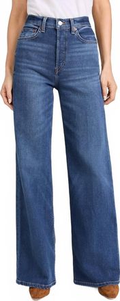 Re/Done Womens High Rise Wide Leg Jeans In Blue