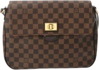 Louis Vuitton Pre-owned Cross Body Bags, female, Brown, Size: ONE SIZE Pre-owned Vintage Damier Shoulder Bag