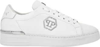 Philipp Plein Lo-top Sneakers - Heren - Sneakers - Wit - 40 EU - Leer - Schoenen