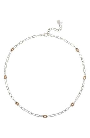 Robert Lee Morris Paperclip Chain Necklace in Two Tone at Nordstrom