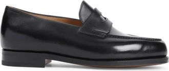 John Lobb Lopez Loafers - Heren - Loafers - Zwart - 45 EU - Leer - Schoenen