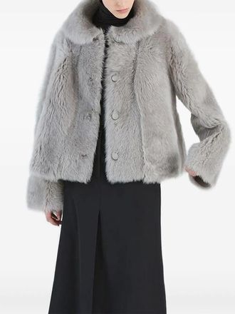 DESA 1972 shearling jacket - Grey