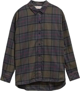 Barbour Elishaw Shirt - Dames - Overhemden - Veelkleurig - XS - Katoen - Overhemden