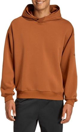 adidas Soft Lux Oversize Pullover Hoodie in Dusky Bronze at Nordstrom, Size Xx-Large R