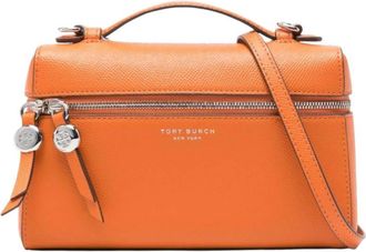 Tory Burch Orange Slim Romy Mini Crossbody Bag