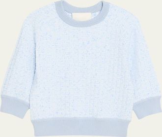 3.1 Phillip Lim Crewneck Three-Quarter Sleeve Sweater