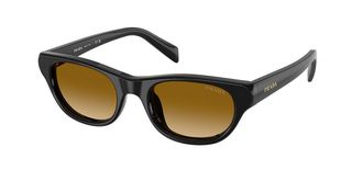 Prada PR C08SF Asian Fit 16K10X Womens Sunglasses Black Size 52