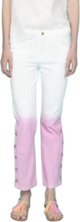 Vilagallo Fab Trouser In Pink/white